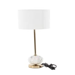 Best deal ⌛ 22" Gold Metal Glam Table Lamp by Ivory and Iris ✨ -Cheap Ivory and Iris Store D361805S 3