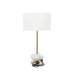 Best deal ⌛ 22" Gold Metal Glam Table Lamp by Ivory and Iris ✨ -Cheap Ivory and Iris Store D361805S 8