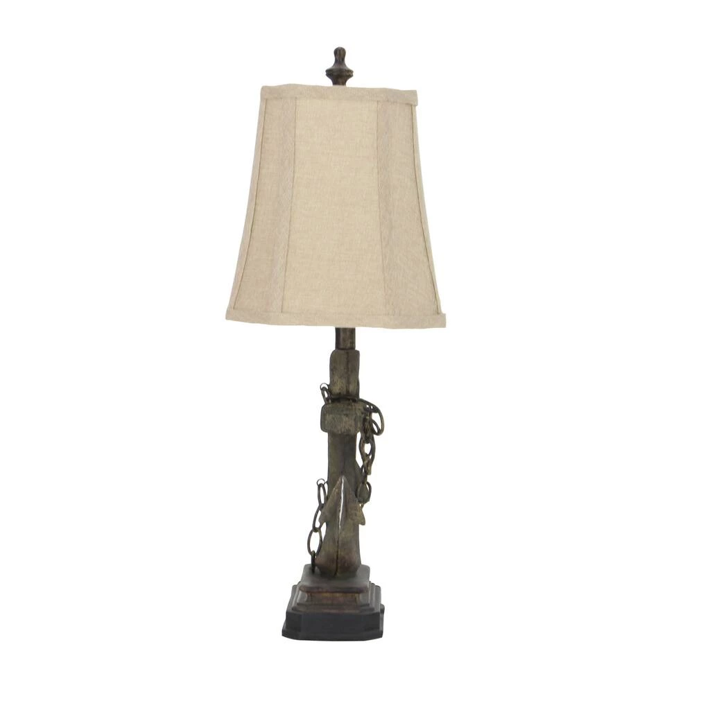 Best Sale π₯ 28" Brown Polystone Nautical Table Lamp, 2ct. by Ivory and Iris βοΈ 2 Best Sale π₯ 28" Brown Polystone Nautical Table Lamp, 2ct. by Ivory and Iris βοΈ - Image 2