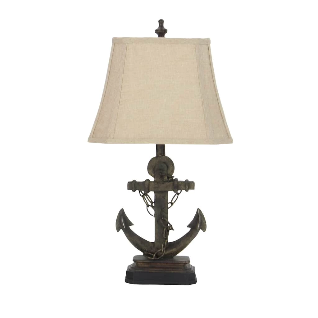 Best Sale π₯ 28" Brown Polystone Nautical Table Lamp, 2ct. by Ivory and Iris βοΈ 4 Best Sale π₯ 28" Brown Polystone Nautical Table Lamp, 2ct. by Ivory and Iris βοΈ - Image 4