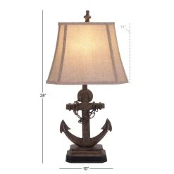 Best Sale π₯ 28" Brown Polystone Nautical Table Lamp, 2ct. by Ivory and Iris βοΈ 13 Best Sale π₯ 28" Brown Polystone Nautical Table Lamp, 2ct. by Ivory and Iris βοΈ -Cheap Ivory and Iris Store D361809S 6