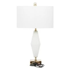 Brand new 🎉 31" Gold Glass Transitional Table Lamp by Ivory and Iris 🤩 -Cheap Ivory and Iris Store D361813S 10
