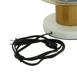 Best reviews of 😀 14" Gold Metal Modern Table Lamp by Ivory and Iris 😀 -Cheap Ivory and Iris Store D361815S 3