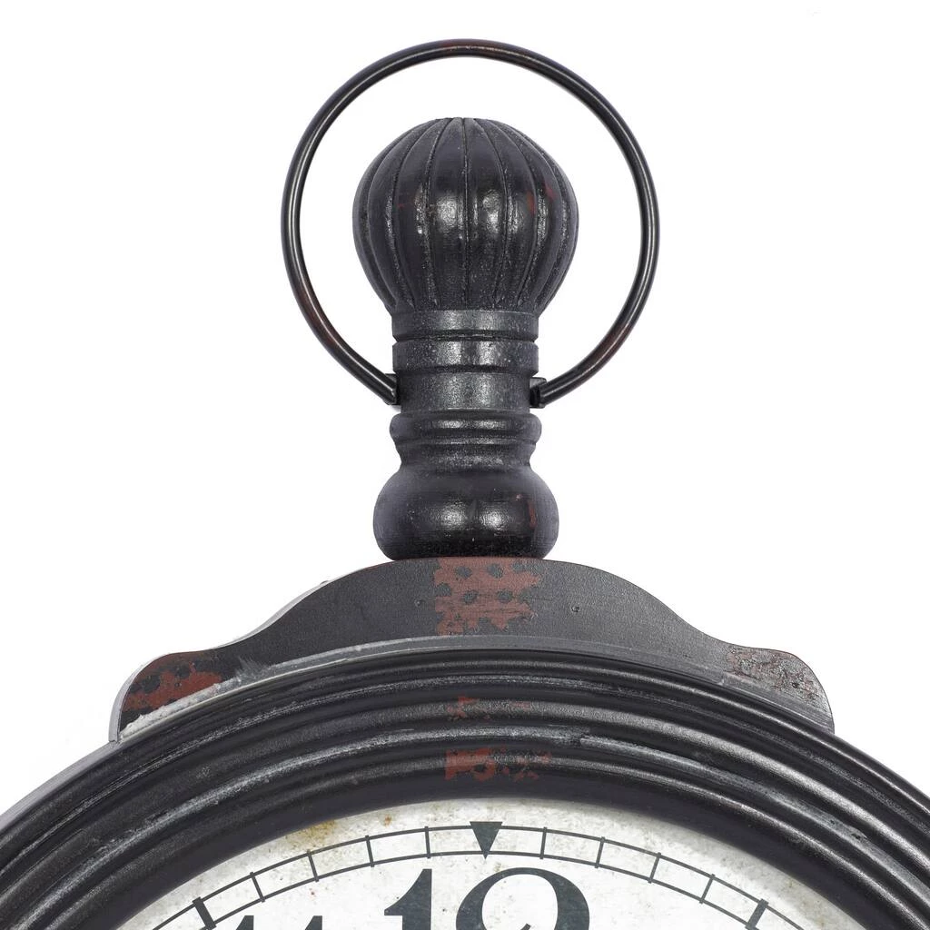 Cheapest π Brown Vintage Wood Wall Clock by Ivory and Iris 𧨠4 Cheapest π Brown Vintage Wood Wall Clock by Ivory and Iris 𧨠- Image 4