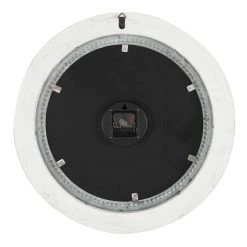 Brand new ⭐ White Farmhouse Wood Wall Clock by Ivory and Iris ✨ -Cheap Ivory and Iris Store D362049S 4