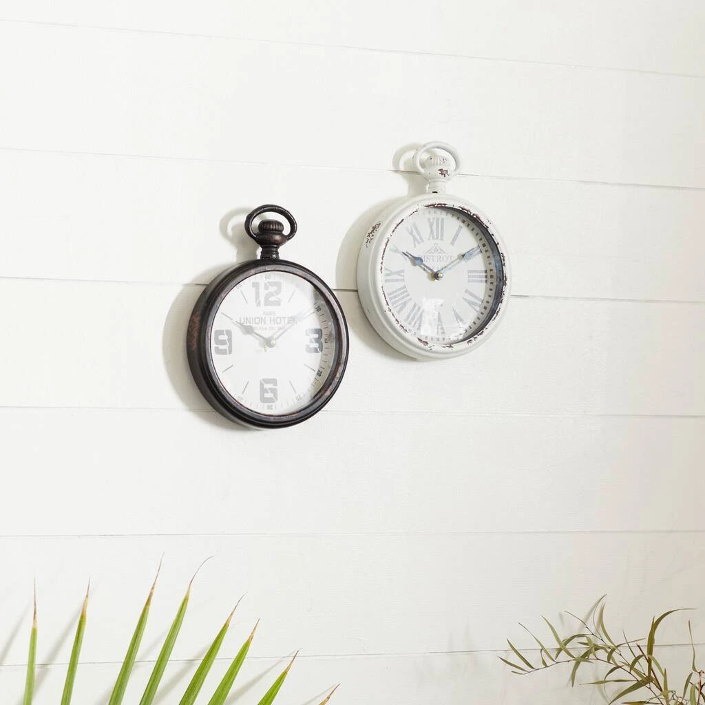 Cheapest π Black & White Metal Vintage Wall Clock Set by Ivory and Iris π₯ 10 Cheapest π Black & White Metal Vintage Wall Clock Set by Ivory and Iris π₯ - Image 10