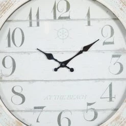 Brand new β Blue Coastal Wood Wall Clock by Ivory and Iris π€© 9 Brand new β Blue Coastal Wood Wall Clock by Ivory and Iris π€© -Cheap Ivory and Iris Store D362056S 3