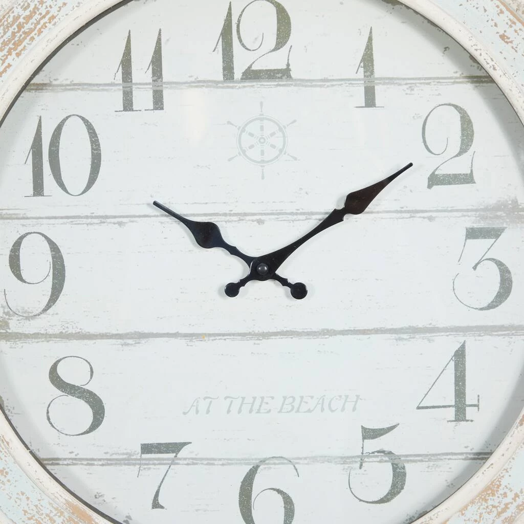 Brand new β Blue Coastal Wood Wall Clock by Ivory and Iris π€© 3 Brand new β Blue Coastal Wood Wall Clock by Ivory and Iris π€© - Image 3