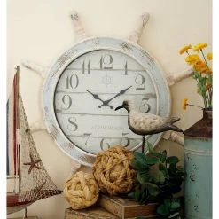 Brand new β Blue Coastal Wood Wall Clock by Ivory and Iris π€© 13 Brand new β Blue Coastal Wood Wall Clock by Ivory and Iris π€© -Cheap Ivory and Iris Store D362056S 7
