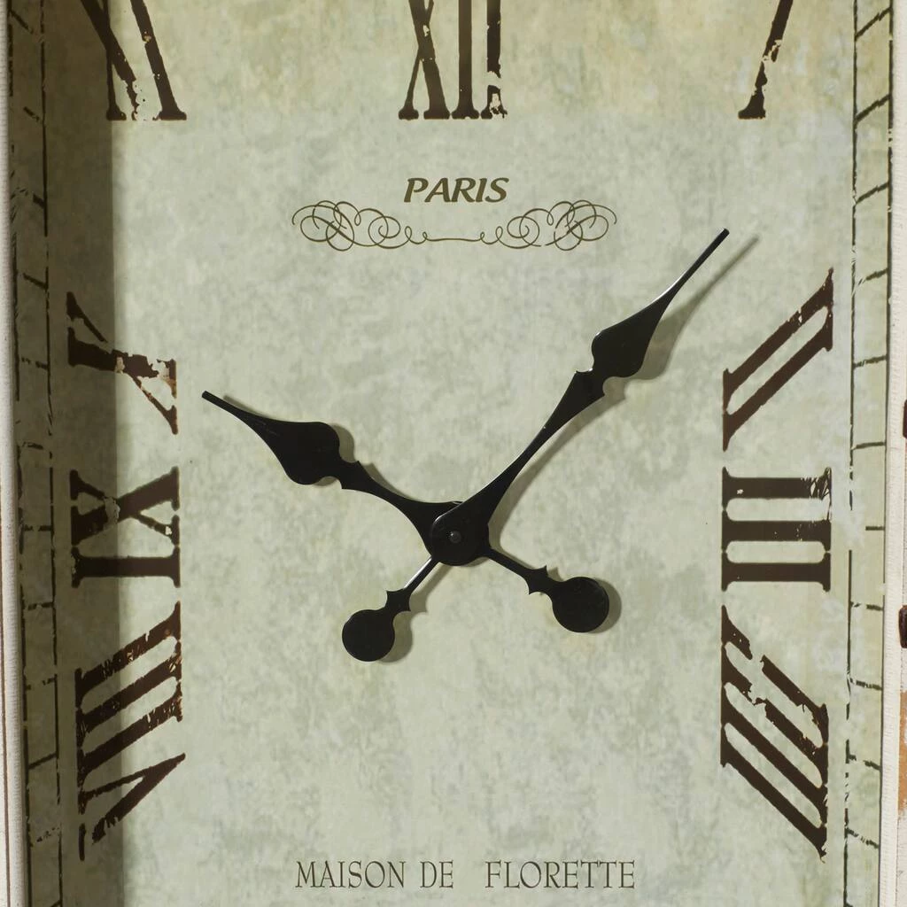 Hot Sale π₯ 34" White Vintage Wood Wall Clock by Ivory and Iris π 4 Hot Sale π₯ 34" White Vintage Wood Wall Clock by Ivory and Iris π - Image 4