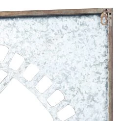 Outlet β€οΈ Gray Farmhouse Metal Wall Clock by Ivory and Iris π 10 Outlet β€οΈ Gray Farmhouse Metal Wall Clock by Ivory and Iris π -Cheap Ivory and Iris Store D362070S 5