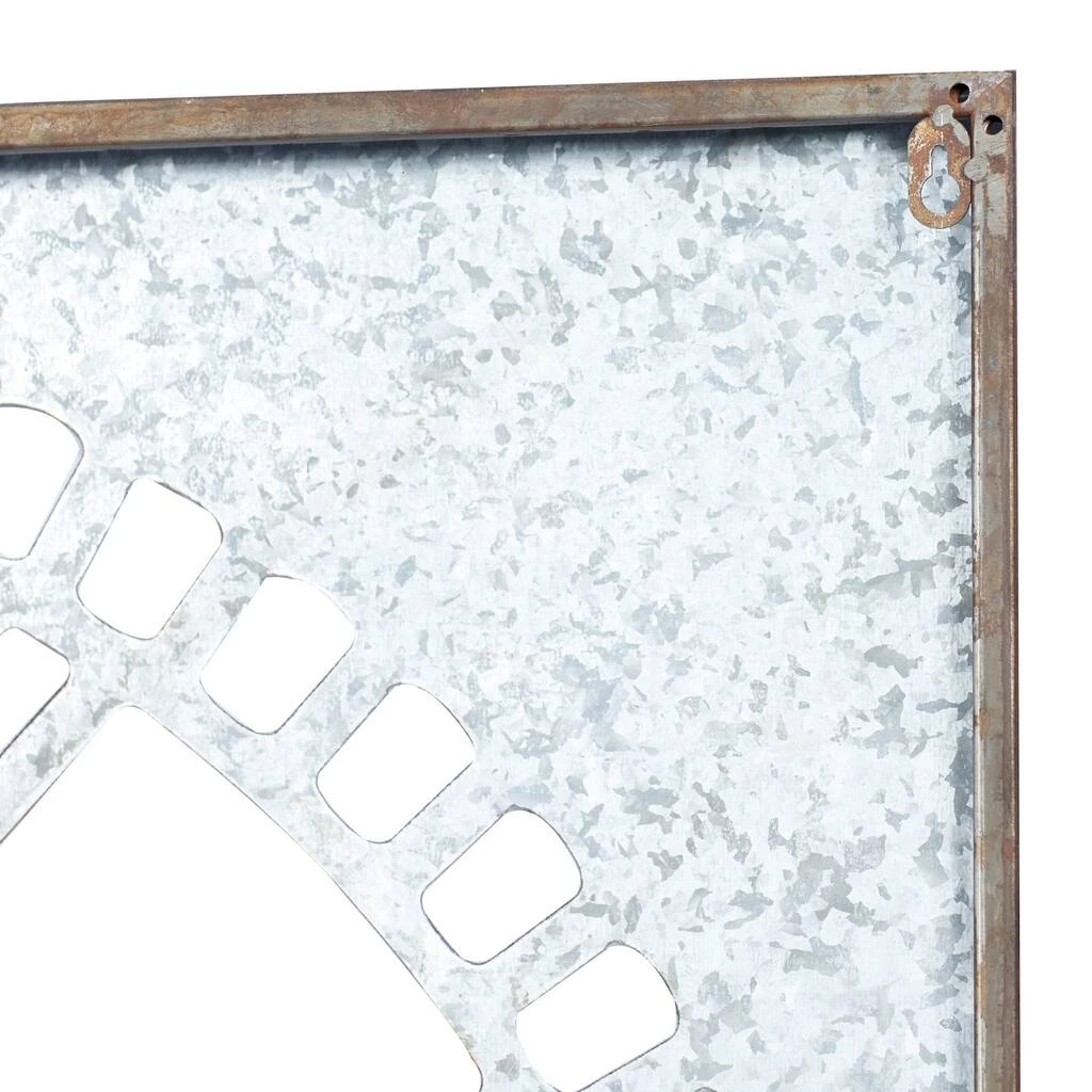 Outlet β€οΈ Gray Farmhouse Metal Wall Clock by Ivory and Iris π 5 Outlet β€οΈ Gray Farmhouse Metal Wall Clock by Ivory and Iris π - Image 5