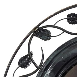 Discount ✔️ Brown Rustic Metal Wall Clock by Ivory and Iris 🔔 -Cheap Ivory and Iris Store D362079S 6