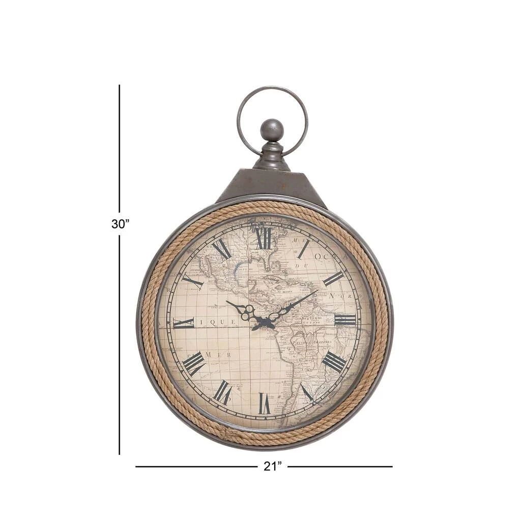 Best reviews of π 30" Brown Metal Coastal Wall Clock by Ivory and Iris π€© 6 Best reviews of π 30" Brown Metal Coastal Wall Clock by Ivory and Iris π€© - Image 6
