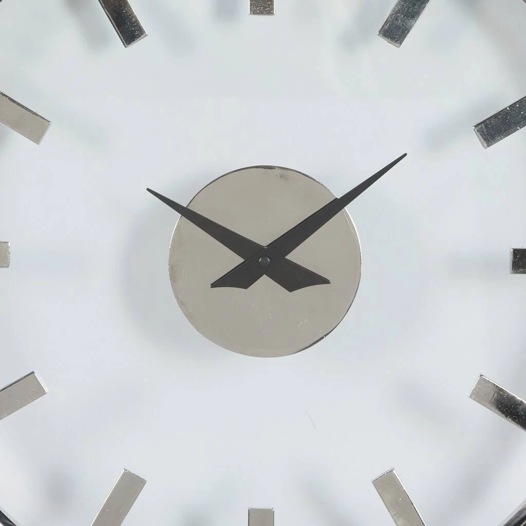 Best reviews of π 14" Silver Aluminum Modern Wall Clock by Ivory and Iris π 2 Best reviews of π 14" Silver Aluminum Modern Wall Clock by Ivory and Iris π - Image 2