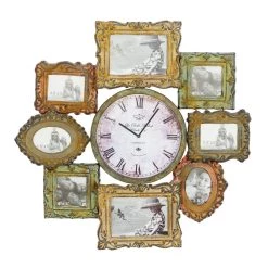 Best Pirce 👍 25" Multicolored Metal Frames Wall Clock by Ivory and Iris 😀