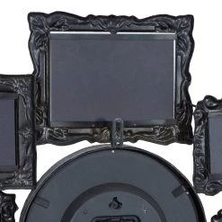 Best Pirce 👍 25" Multicolored Metal Frames Wall Clock by Ivory and Iris 😀 -Cheap Ivory and Iris Store D362095S 7