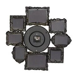 Best Pirce 👍 25" Multicolored Metal Frames Wall Clock by Ivory and Iris 😀 -Cheap Ivory and Iris Store D362095S 9