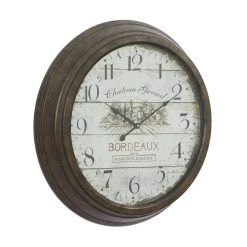 New π 23" White Metal Vintage Wall Clock by Ivory and Iris π― 10 New π 23" White Metal Vintage Wall Clock by Ivory and Iris π― -Cheap Ivory and Iris Store D362099S 2