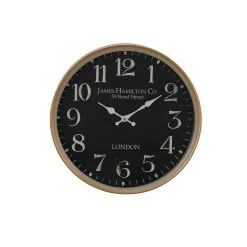 Deals β€οΈ 16" Black Metal Traditional Wall Clock by Ivory and Iris β¨
