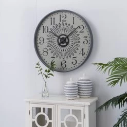 Buy π 28" Gray Metal Farmhouse Wall Clock by Ivory and Iris β€οΈ 11 Buy π 28" Gray Metal Farmhouse Wall Clock by Ivory and Iris β€οΈ -Cheap Ivory and Iris Store D362106S 8