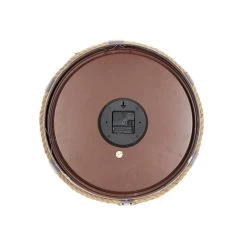 Best Sale 🎁 17" Blue Metal Coastal Wall Clock by Ivory and Iris 😉 -Cheap Ivory and Iris Store D362109S 5