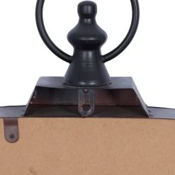 Deals 😍 26" Black Metal Vintage Wall Clock by Ivory and Iris 🔔 -Cheap Ivory and Iris Store D362110S 5