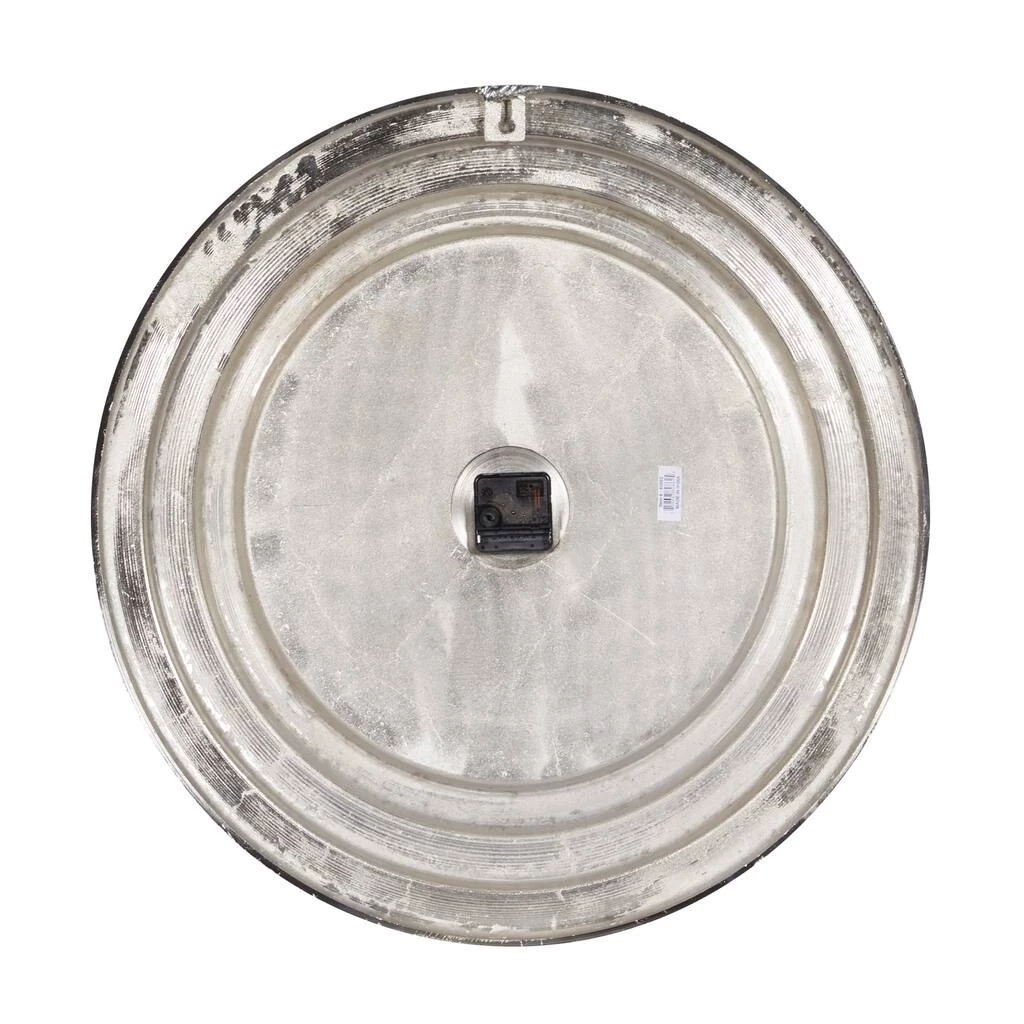 Best deal 😉 24" Silver Aluminum Coastal Wall Clock by Ivory and Iris 🧨 5 Best deal 😉 24" Silver Aluminum Coastal Wall Clock by Ivory and Iris 🧨 - Image 5