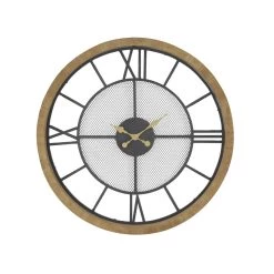 Best reviews of 🥰 40" White Wood Vintage Wall Clock by Ivory and Iris 💯