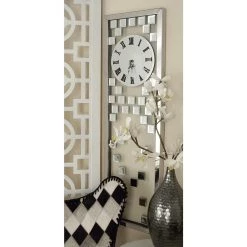 Cheap π 42" Silver Stainless Steel Glam Wall Clock by Ivory and Iris π 15 Cheap π 42" Silver Stainless Steel Glam Wall Clock by Ivory and Iris π -Cheap Ivory and Iris Store D362116S 8