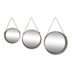Best reviews of π Gray Aluminum Farmhouse Wall Mirror Set by Ivory and Iris π§¨