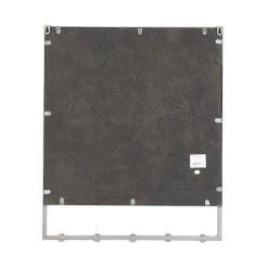 Wholesale 🤩 24" Black Industrial Metal Wall Mirror by Ivory and Iris 😀 -Cheap Ivory and Iris Store D362123S 5