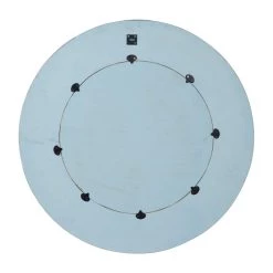 Discount ✔️ 36" Beige Wood Farmhouse Wall Mirror by Ivory and Iris 🧨 -Cheap Ivory and Iris Store D362138S 5