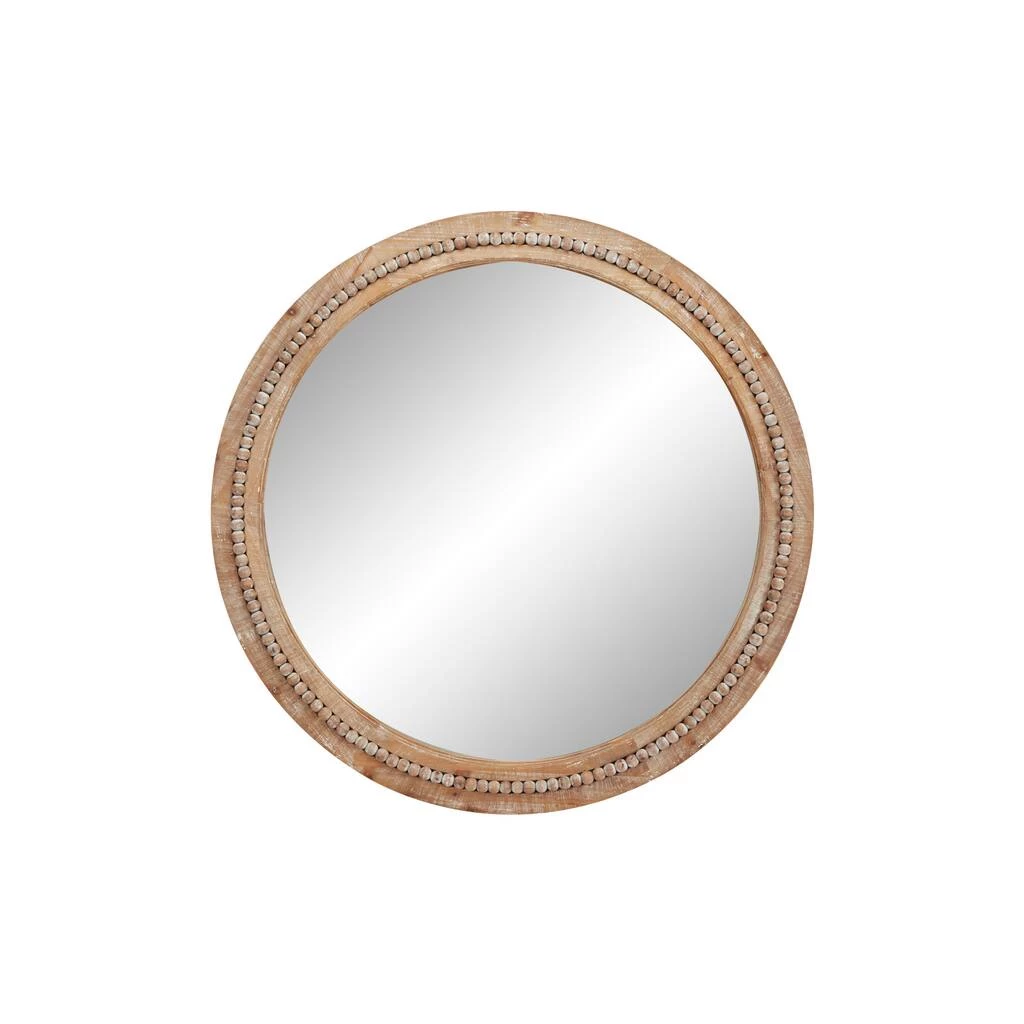 Brand new π 36" Light Brown Rustic Wood Wall Mirror by Ivory and Iris π 2 Brand new π 36" Light Brown Rustic Wood Wall Mirror by Ivory and Iris π - Image 2