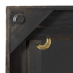 Wholesale 💯 32" Brown Industrial Wood Wall Mirror by Ivory and Iris 😀 -Cheap Ivory and Iris Store D362142S 4