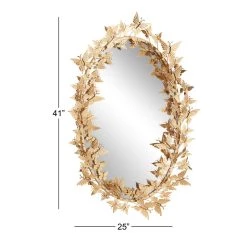 Flash Sale π Gold Glam Butterfly Metal Wall Mirror by Ivory and Iris π 14 Flash Sale π Gold Glam Butterfly Metal Wall Mirror by Ivory and Iris π -Cheap Ivory and Iris Store D362145S 7