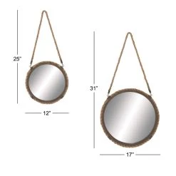 Promo π Brown Rustic Metal Wall Mirrors Set by Ivory and Iris π€© 14 Promo π Brown Rustic Metal Wall Mirrors Set by Ivory and Iris π€© -Cheap Ivory and Iris Store D362146S 7