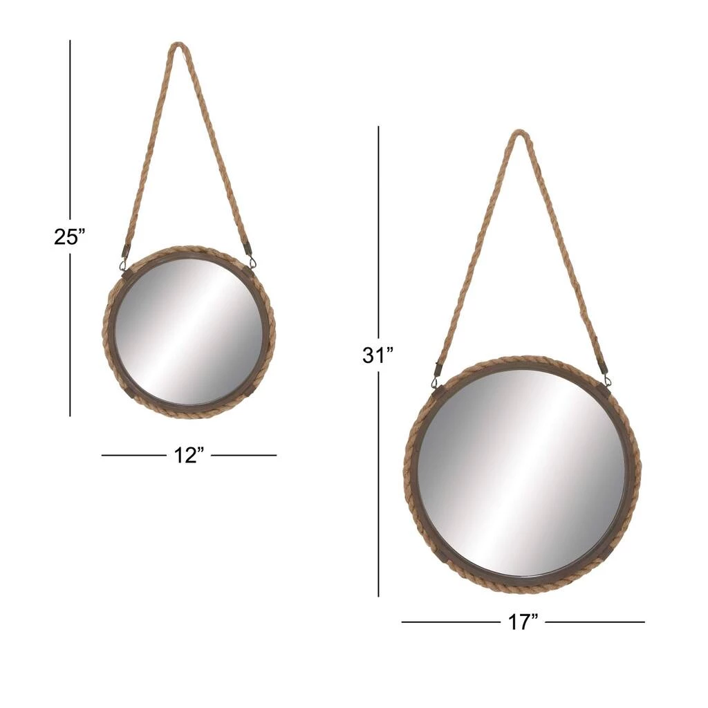 Promo π Brown Rustic Metal Wall Mirrors Set by Ivory and Iris π€© 7 Promo π Brown Rustic Metal Wall Mirrors Set by Ivory and Iris π€© - Image 7