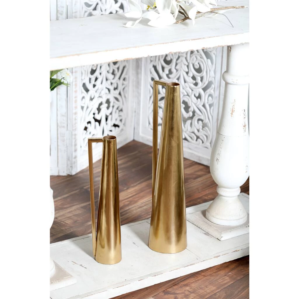 Outlet π Gold Metal Glam Vase Set by Ivory and Iris π 6 Outlet π Gold Metal Glam Vase Set by Ivory and Iris π - Image 6