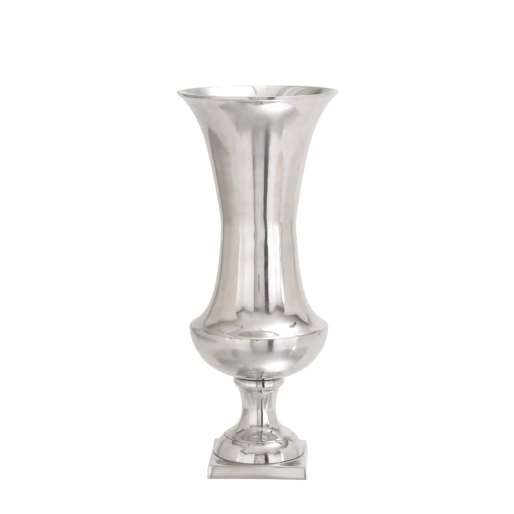 Cheapest π 21" Silver Aluminum Traditional Vase by Ivory and Iris π 1 Cheapest π 21" Silver Aluminum Traditional Vase by Ivory and Iris π