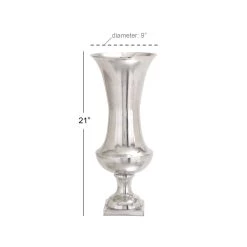 Cheapest π 21" Silver Aluminum Traditional Vase by Ivory and Iris π 8 Cheapest π 21" Silver Aluminum Traditional Vase by Ivory and Iris π -Cheap Ivory and Iris Store D362909S 4