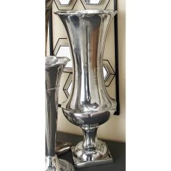 Cheapest π 21" Silver Aluminum Traditional Vase by Ivory and Iris π 9 Cheapest π 21" Silver Aluminum Traditional Vase by Ivory and Iris π -Cheap Ivory and Iris Store D362909S 5
