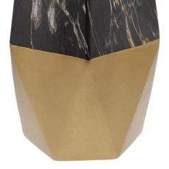 Cheapest 👏 18" Dark Gray & Gold Stoneware Contemporary Vase by Ivory and Iris 👏 -Cheap Ivory and Iris Store D362925S 2