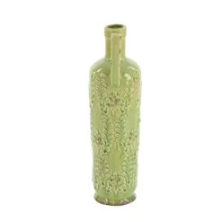 Best Sale 🎁 14" Multicolored Stoneware Vintage Vase, 3ct. by Ivory and Iris 🎉 -Cheap Ivory and Iris Store D362935S 2