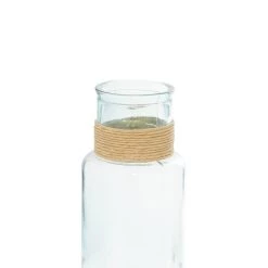 Discount 🤩 18" Clear Glass Farmhouse Vase by Ivory and Iris 🧨 -Cheap Ivory and Iris Store D362938S 3