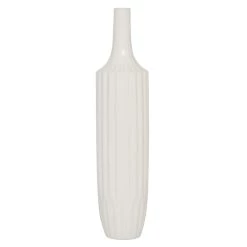 Cheapest 😍 23" White Ceramic Modern Vase by Ivory and Iris 😍