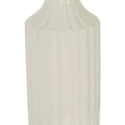 Cheapest 😍 23" White Ceramic Modern Vase by Ivory and Iris 😍 -Cheap Ivory and Iris Store D362939S 3