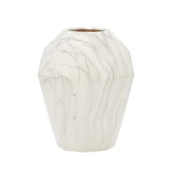 Cheapest π 12" White Stoneware Contemporary Vase by Ivory and Iris β¨