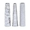 Cheapest 😍 12" Silver Ceramic Abstract Glam Vase Set by Ivory and Iris 👏