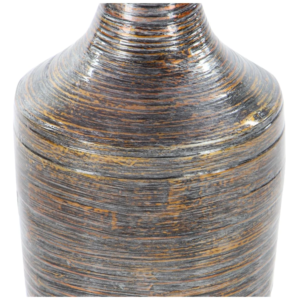Outlet π₯ Dark Brown Bamboo Traditional Vase by Ivory and Iris π― 3 Outlet π₯ Dark Brown Bamboo Traditional Vase by Ivory and Iris π― - Image 3